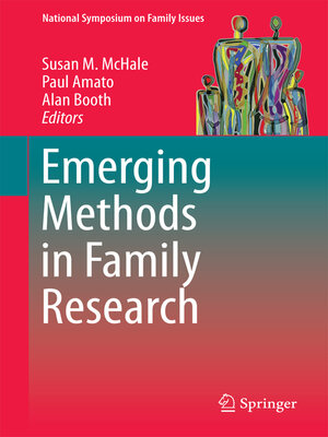 cover image of Emerging Methods in Family Research